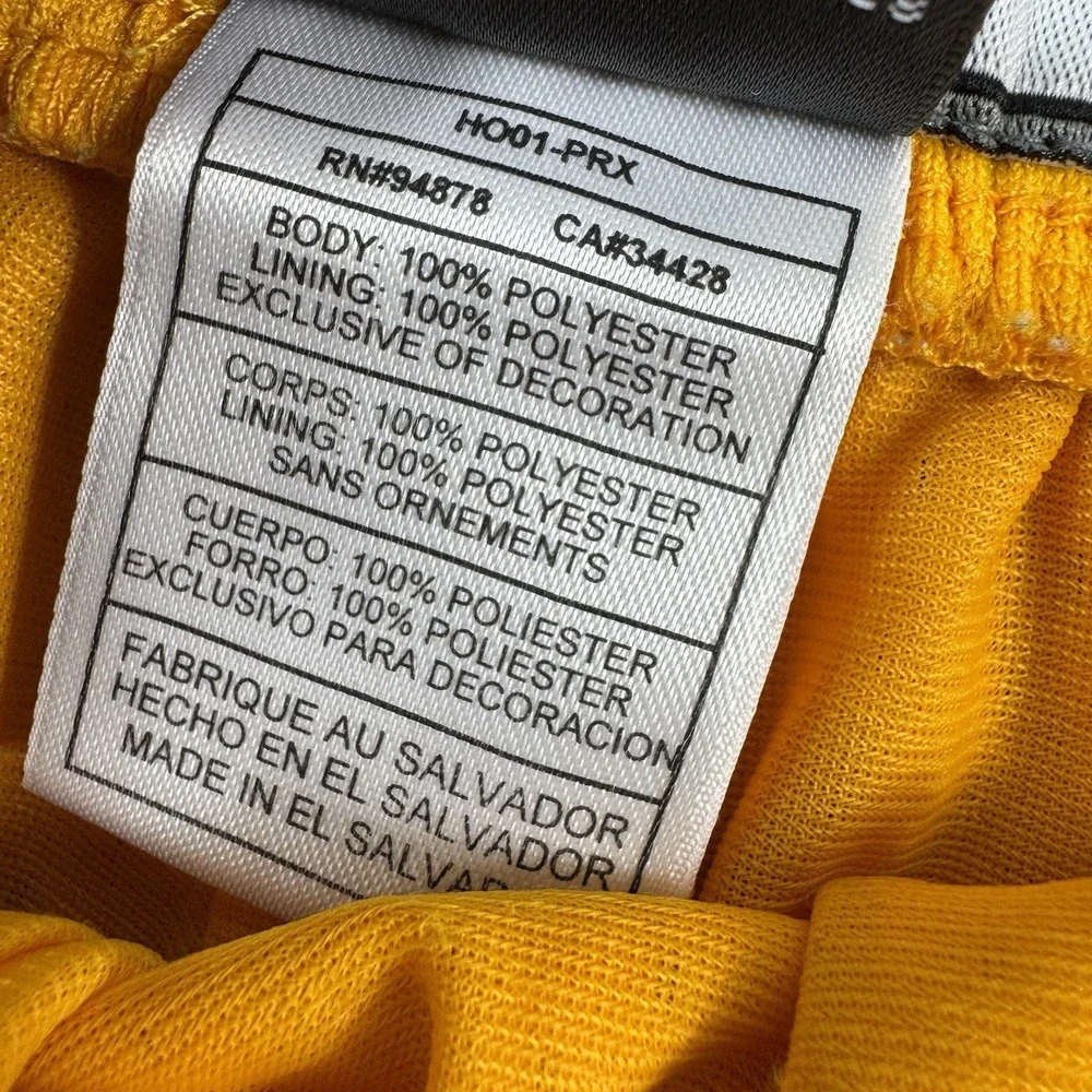 Vintage 2001 Nike NBA Los Angeles Lakers Yellow/Purple Basketball Shorts 2XL EUC